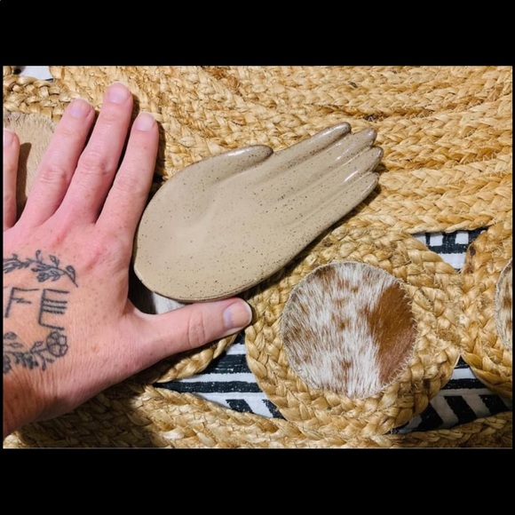 Boho Chic Hand Trinket Dish Home Decor FP UO vibe - Picture 3 of 5